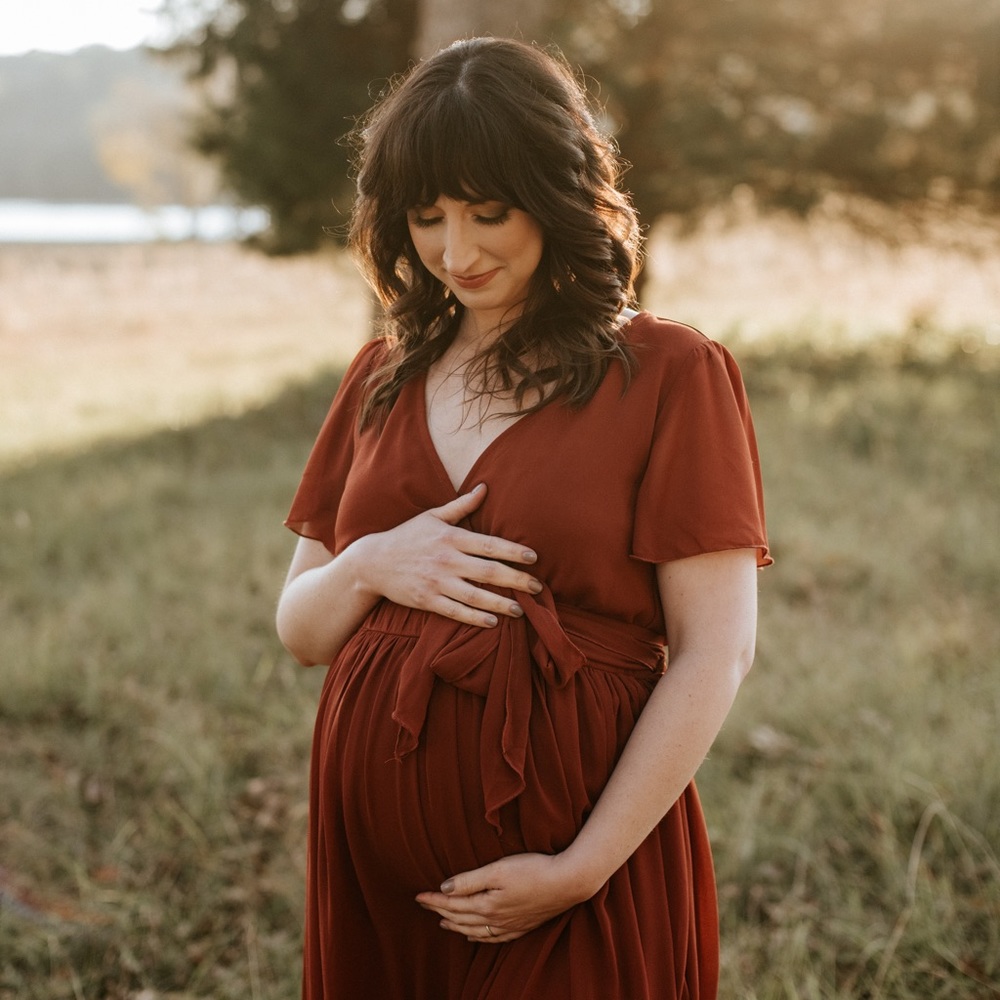 Baltic Born Kristina Maxi Dress in Brick